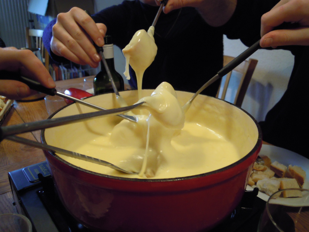 Des nœuds dans mon fil: Fondue au fromage